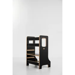 Dobbelt lringstrn - Slim - Sort - M