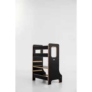 Dobbelt lringstrn - Slim - Sort - M