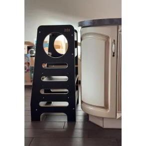 Dobbelt lringstrn - Sort - M