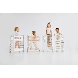 Dobbelt lringstrn - Slim - Hvid - M