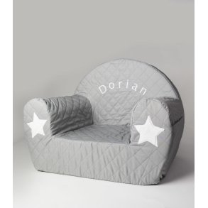 Bomuld lnestol med navn