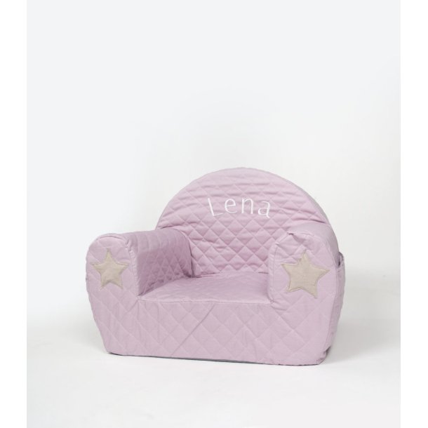 Bomuld lnestol med navn