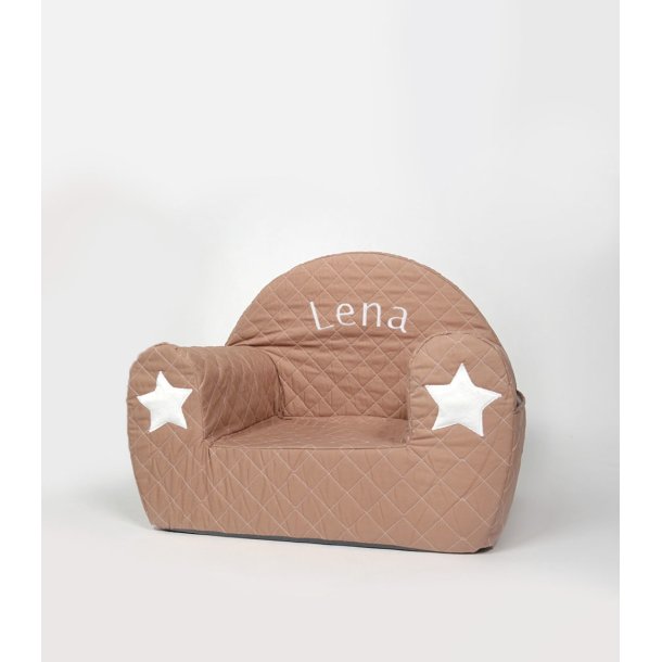 Bomuld lnestol med navn