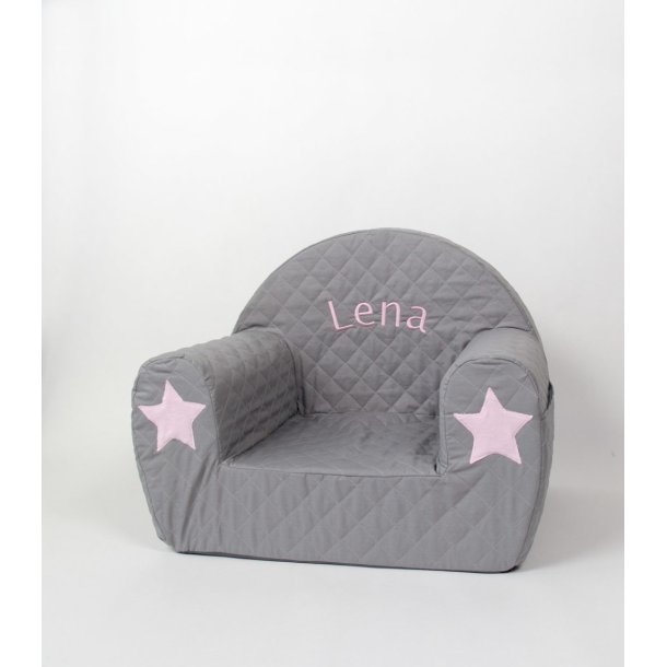 Bomuld lnestol med navn