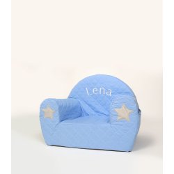 Bomuld lnestol med navn