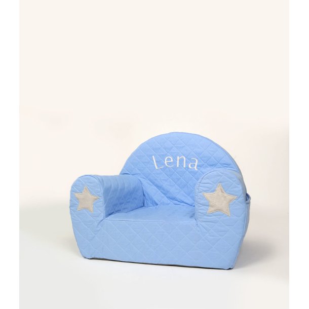 Bomuld lnestol med navn