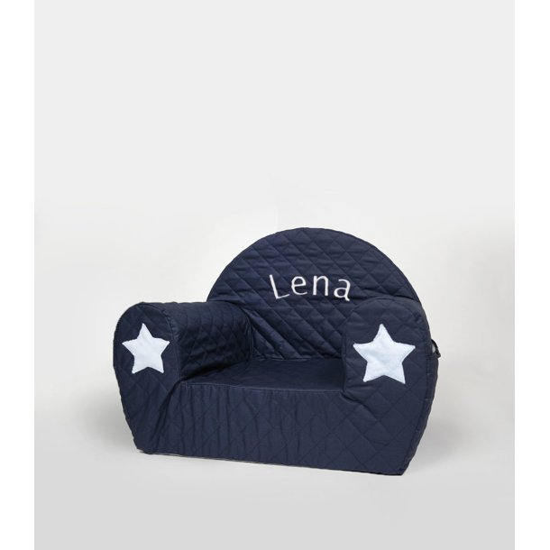 Bomuld lnestol med navn