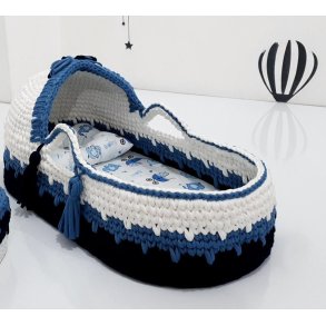 Luksus lift - Sort, bl� & hvid 