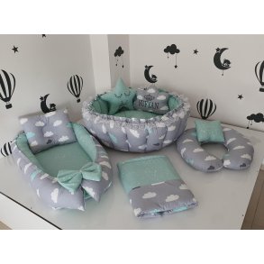 Luksus nest st + alm nest - Grn & grskyer