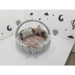 Luksus nest - Blomster & brun