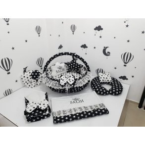 Luksus nest s�t - Sort& hvisdtjernet