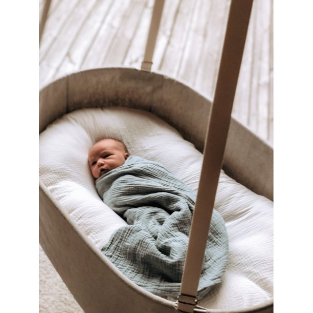 Hngende babyvugge - Natural Linned