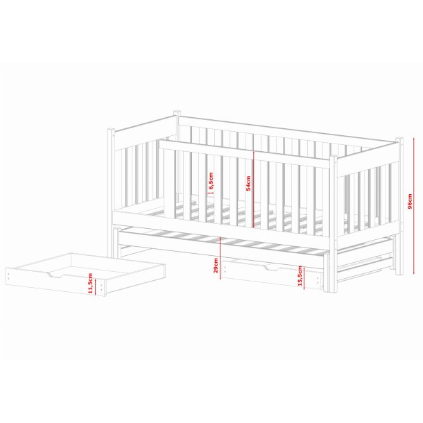 Enkeltseng - Kaya - m. udtrksseng