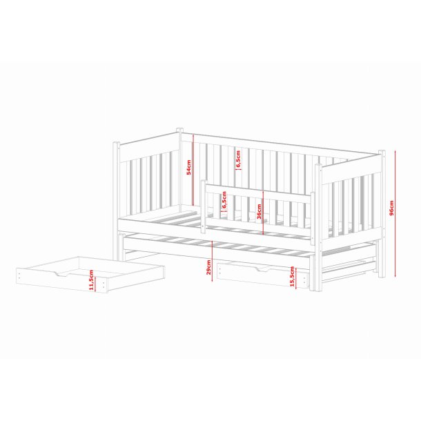 Enkeltseng - Kaya - m. udtrksseng