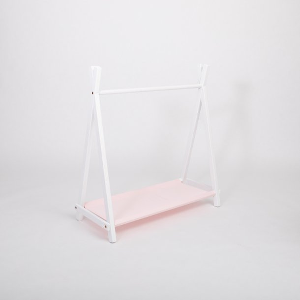 T�jstativ - m opbevaring - Hvid