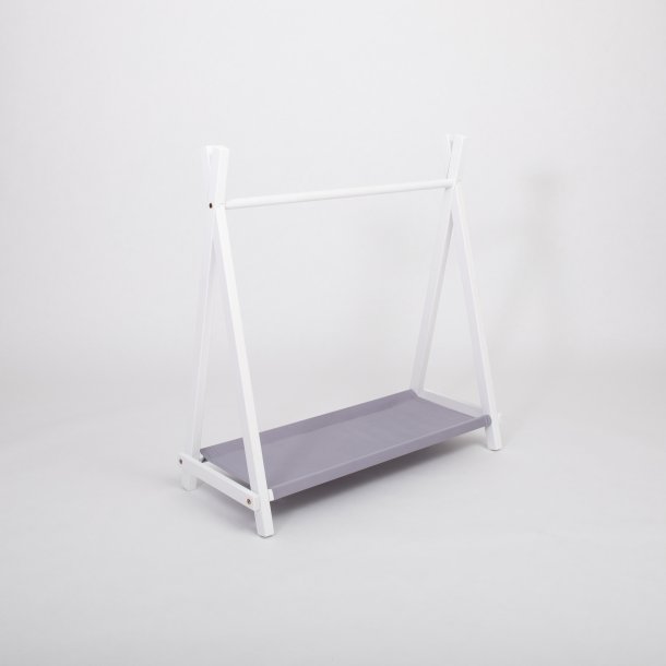 T�jstativ - m opbevaring - Hvid