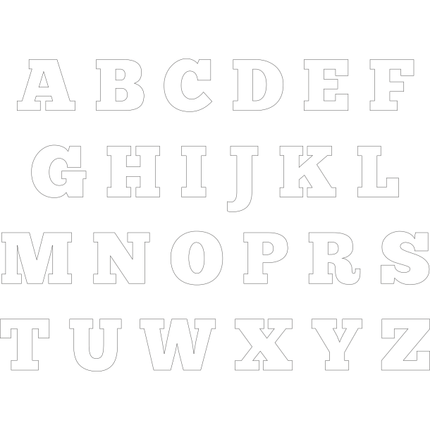 Tr� bogstav med navn