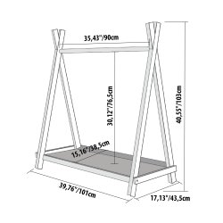 T�jstativ - m opbevaring - Naturlig tr�