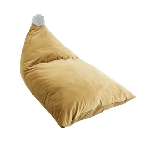 S�kkestol - Guld/Hvid Pom Pom