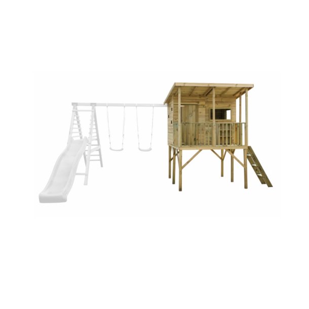 Legehus - Robinson m. gynge og klatrestige