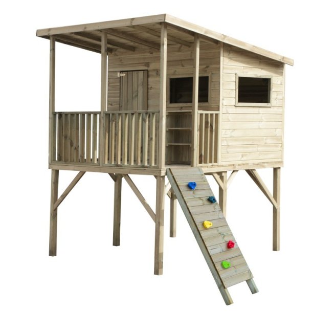 Legehus - Robinson m. gynge og klatrestige