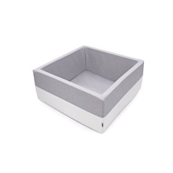 Boldbassin m. imiteret lder - m/u bolde - Lysegr