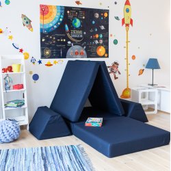 Foldemadras - Navy bl