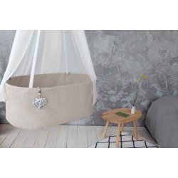 Hngende babyvugge - Natural Linned