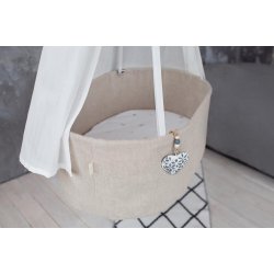 Hngende babyvugge - Natural Linned