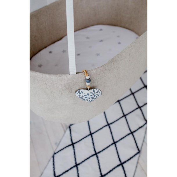 Hngende babyvugge - Natural Linned