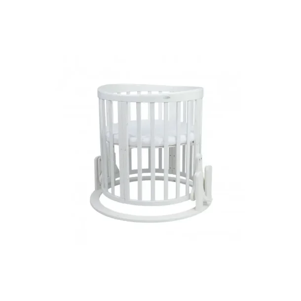 7i1 babyseng - Med madras - Hvid