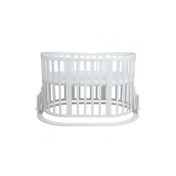 7i1 babyseng - Med madras - Hvid