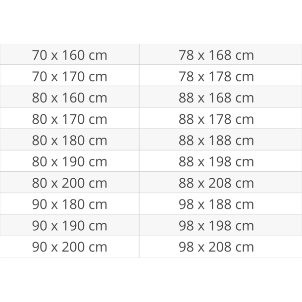 Enkeltseng - Amelia - m. udtrksseng