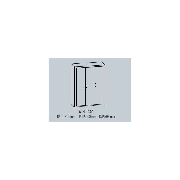 Kldeskab - Alice - 3 dre