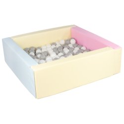 Boldbassin - Firkantet med bolde