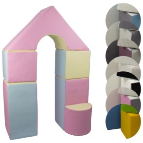 Byggeklodser - S�t med 6 moduler. 