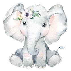 Wallsticker - Wild Africa 2 - Elefant