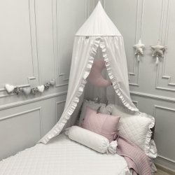 Himmel med fl�ser - Hvid