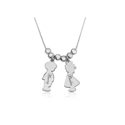 Halskde - 2 Brne charms