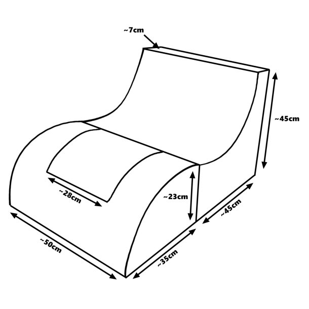 Foldbar lnestol - Lille