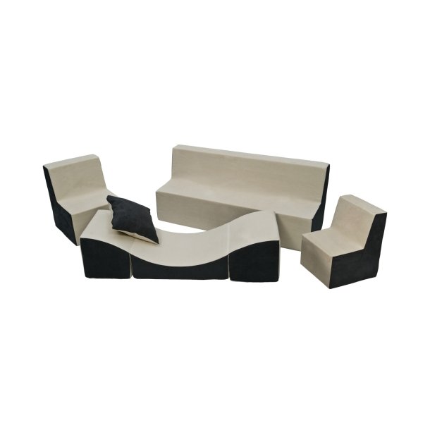 Mbelst - 2 Stole - 1 Sofa - 1 Chaiselong