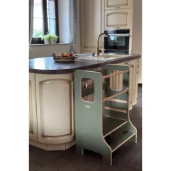 Dobbelt lringstrn - Slim - Oliven - M