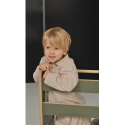 Dobbelt lringstrn - Slim - Oliven - M