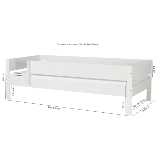 Brneseng med sengehest - Amon