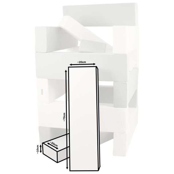 Byggeklodser - 15 elementer