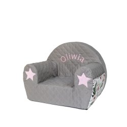 Bomuld lnestol med navn