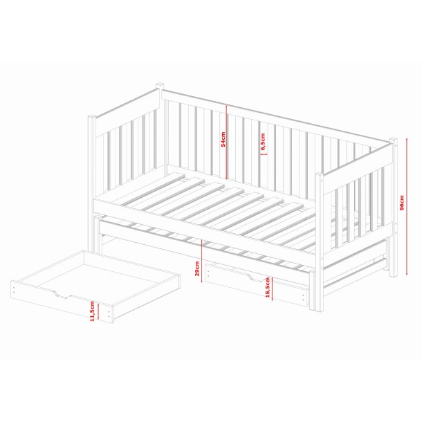 Enkeltseng - Kaya - m. udtrksseng