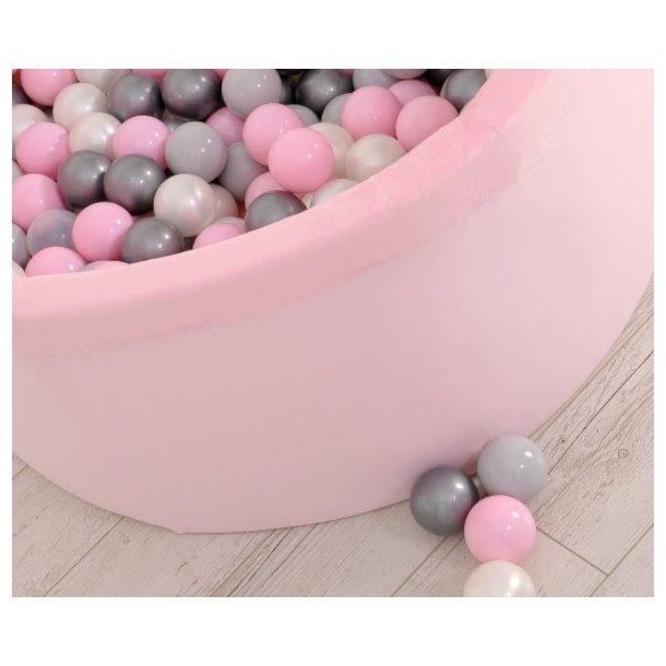 Rundt boldbassin - lyserd - inkl 200 bolde