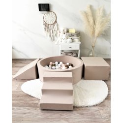 Aktivitetsst + boldbassin - Beige