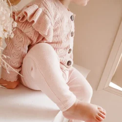 Cardigan - Pink Ruffle